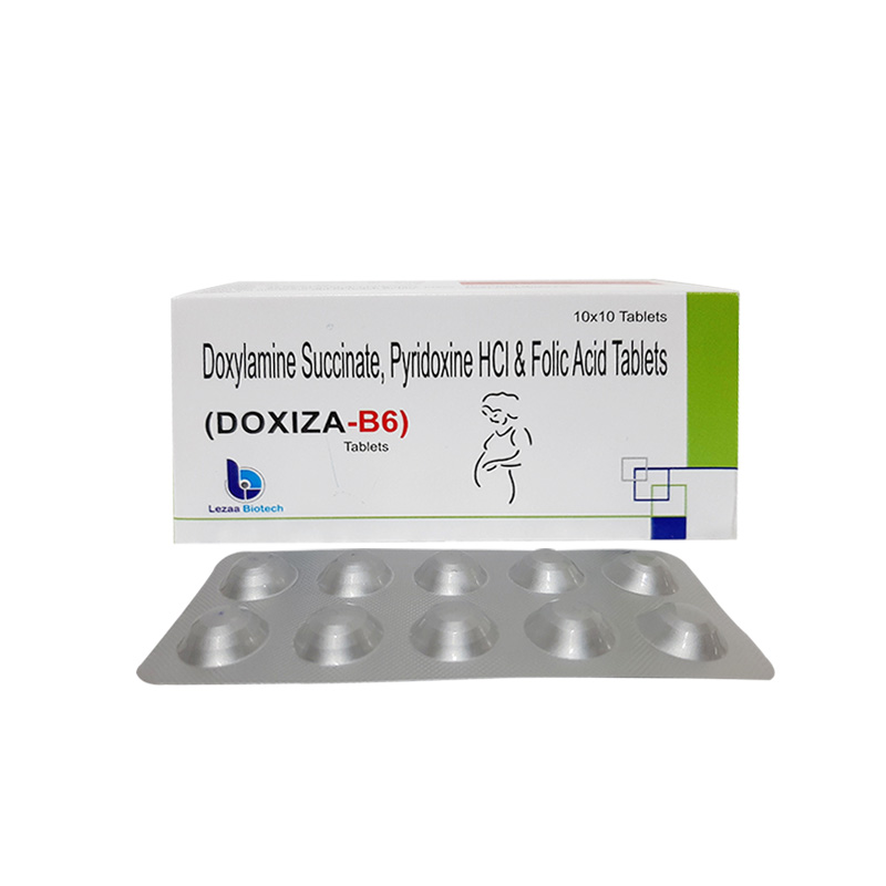 Doxylamine Succinate, Pyridoxine HCI & Folic Acid Tablets