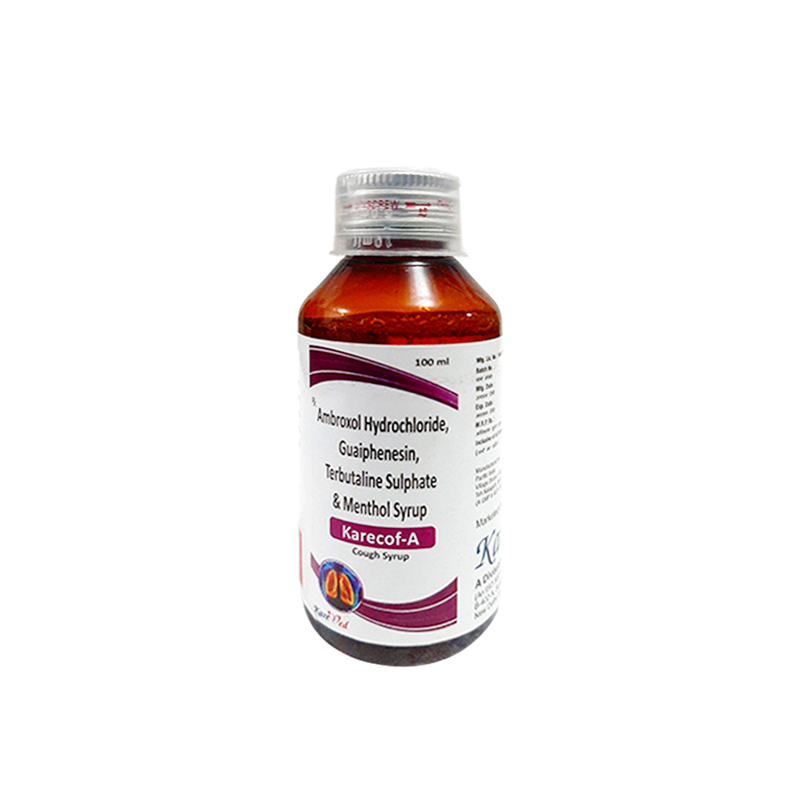 Ambroxol Hydrochloride, Guaiphenesin, Terbutaline Sulphate & Menthol Syrup