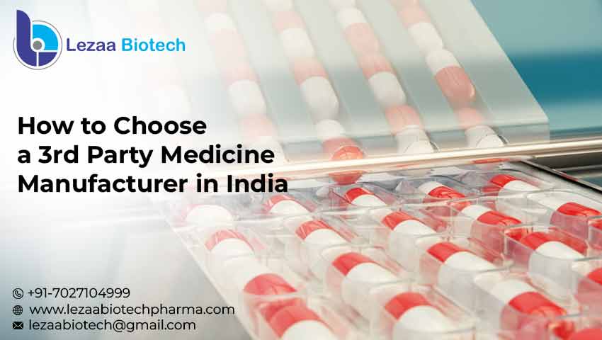 3rd Party Medicine Manufacturers in India